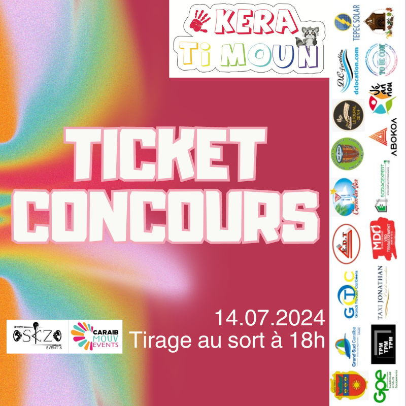 Ticket de participation concours